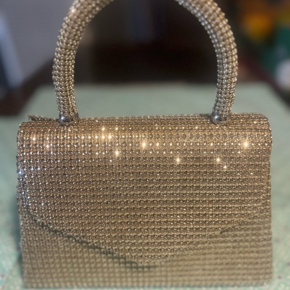 Elegant Gold Handbag
